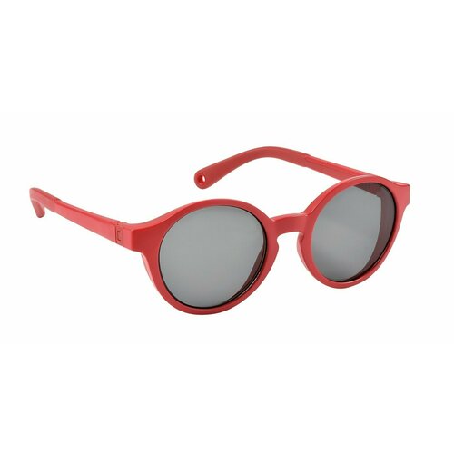 фото Солнцезащитные очки beaba, оправа: пластик, на ремешке, гибкая оправа/дужки, чехол/футляр в комплекте, красный