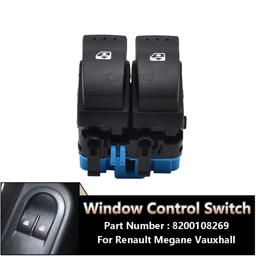 Электрический оконный выключатель для Vauxhall VIVARO/MOVANO RENAULT Megane TRAFIC II MASTER Scenic II 8200108269, 8200108269