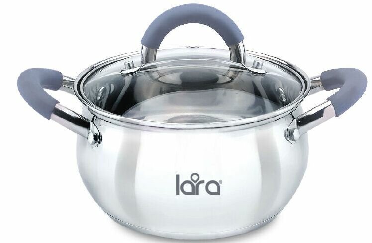 Кастрюля Lara Bell LR02-482 3.6л серебристый