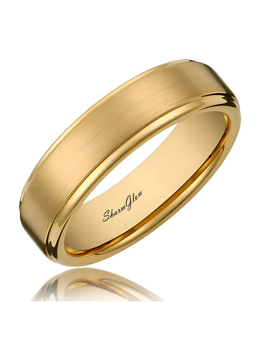 Кольцо обручальное SharmGlow, размер 16, ширина 8 мм — фото 1