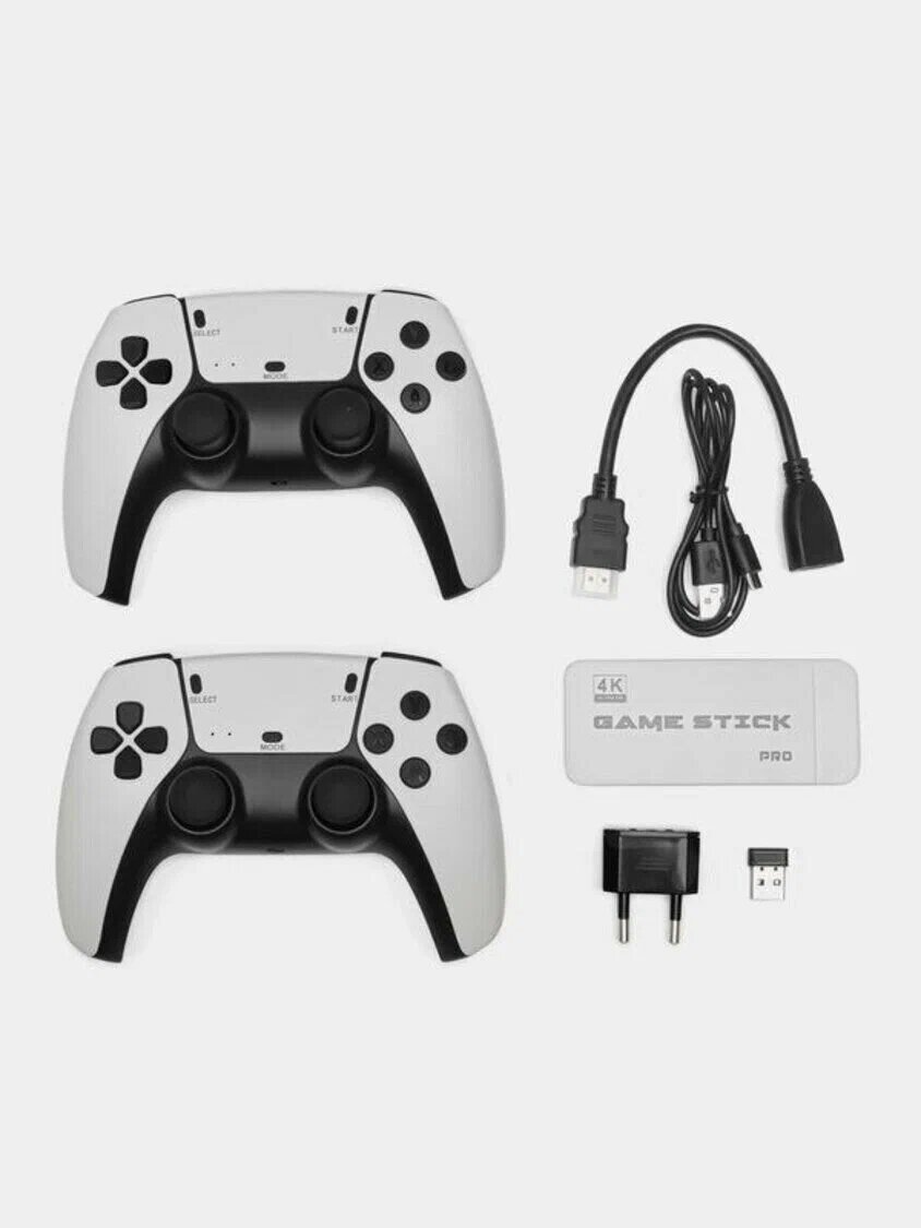 Игровая приставка Game Stick Lite M8 с двумя геймпадами 128 ГБ 64 ГБ