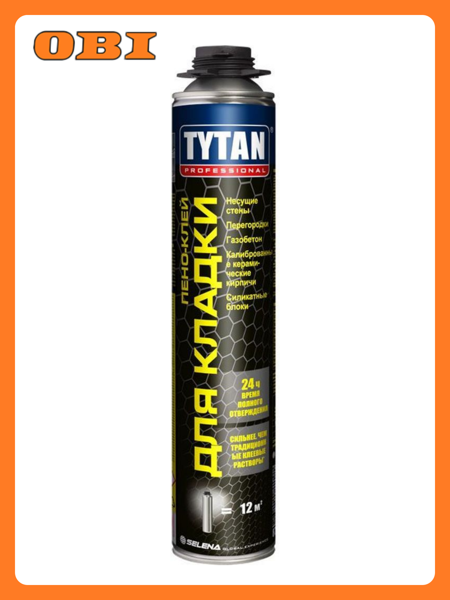 Клей-пена Tytan Gun ПУ 870 для кладки блоков серый 087 кг