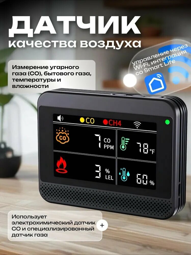 Smart Wi -Fi Air Monitor для приложения TUYA