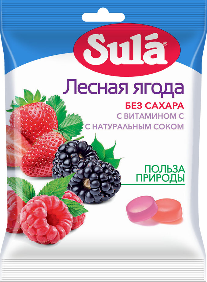 Леденцы Зула лесная ягода 60 г 1 шт — купить в интернет-магазине ...