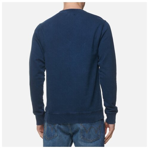 фото Мужская толстовка left hand sportswear special dye crew neck синий, размер m