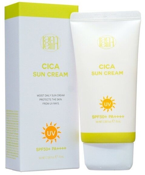 Успокаивающий солнцезащитный крем Lamelin Cica Sun Cream SPF50+, 70 мл