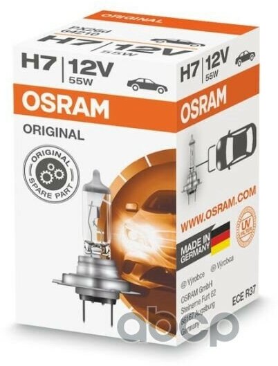 Лампа 12V H7 55W Px26d Osram Original Line 1 Шт. Картон 64210 Osram арт. 64210