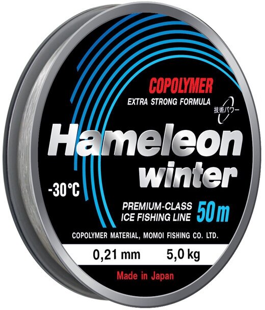 Леска Momoi Hameleon Winter 0,14мм 30м прозрачная