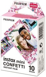 Картридж для моментальной фотографии Fujifilm Instax Mini Confetti, 10 шт.
