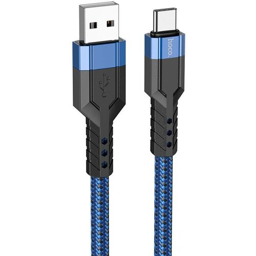 Кабель USB-A - Type-C экстра прочность / нейлоновая оплётка / 1,2 метра / 6 мм толщина / Hoco кабель hoco usb lightning экстра прочность нейлоновая оплётка 1 2 метра 6 мм