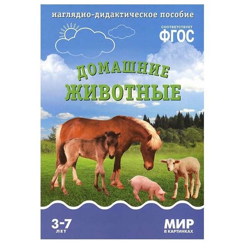 Книга Мозаика-Синтез ФГОС Мир в картинках. Домашние животные, 29.5х20.5 см мир в картинках животные средней полосы