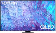 65" Телевизор Samsung QE65Q80CAU QLED, серебристый