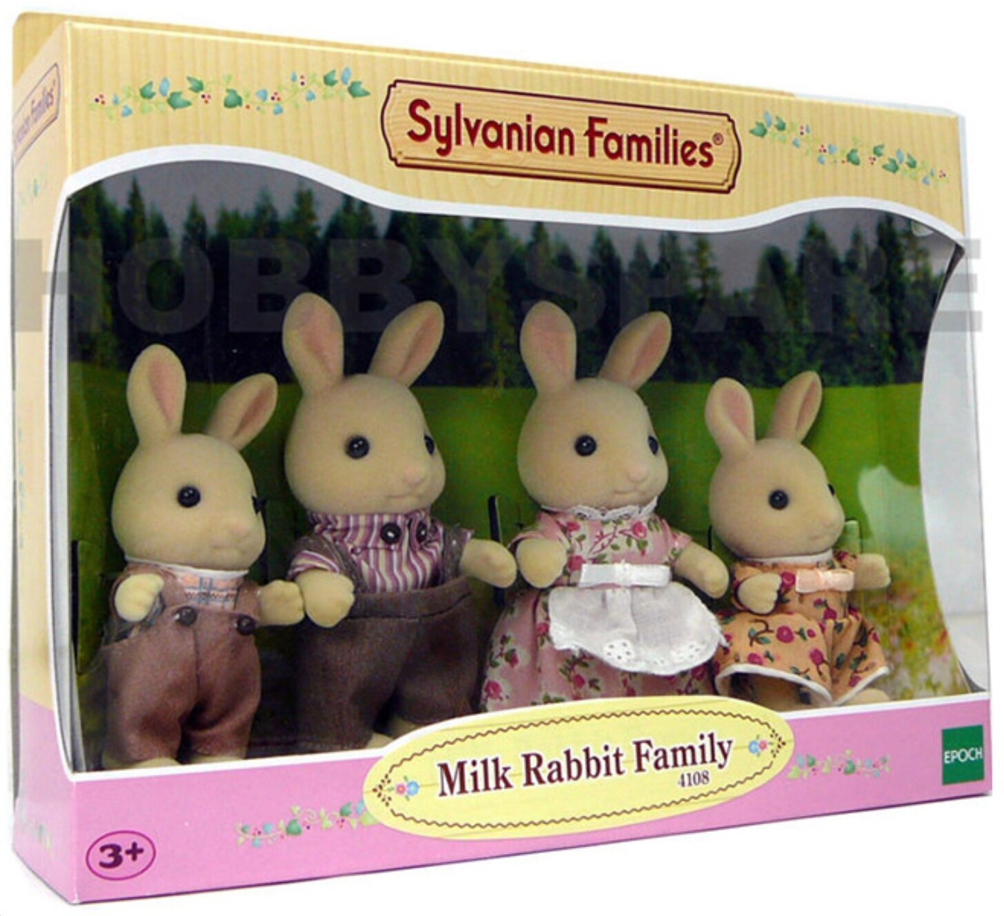 Игровой набор Sylvanian Families Жители страны Сильвании Семья молочных кроликов - фото №11