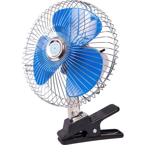 Вентилятор автомобильный с металлической решеткой прищепка TREK 8 210 мм 12V AB8012TR 116000₽