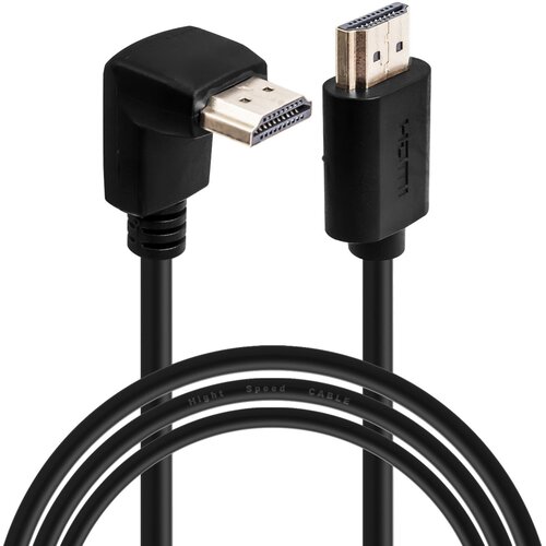 Кабель HDMI Г-образный 1.8 метра папа/папа