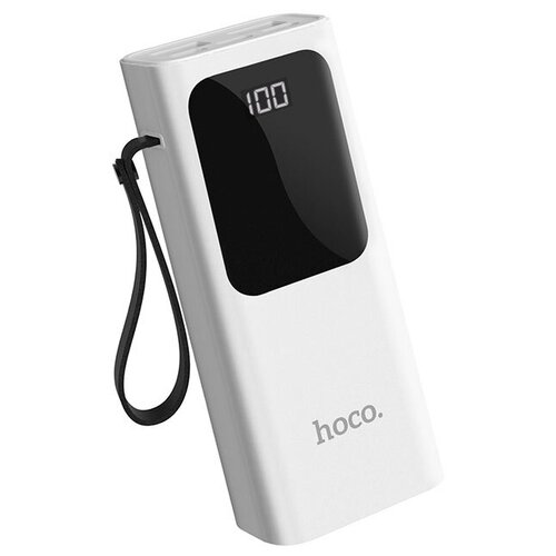 Портативный аккумулятор Hoco J41 Treasure 10000mAh, белый, упаковка: коробка портативный аккумулятор hoco j41 treasure 10000mah белый упаковка коробка