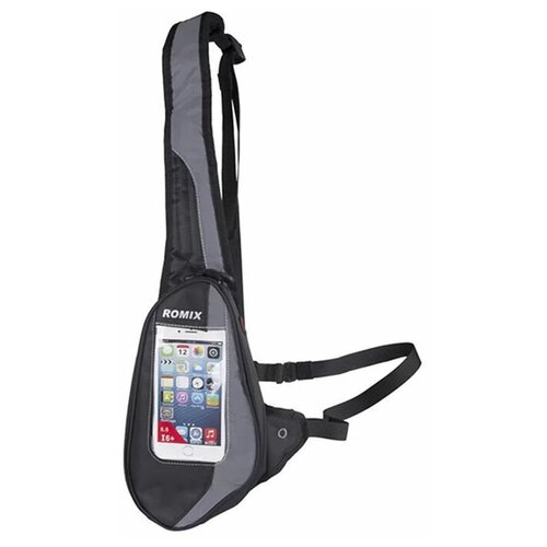 фото Сумка поясная romix, черный