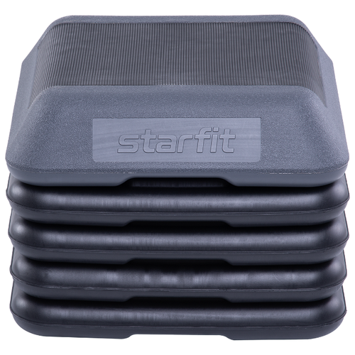 Степ-платформа STARFIT SP-401 40 х 40 х 30 см, х-ти уровневая, квадратная, с обрезиненным покрытием;