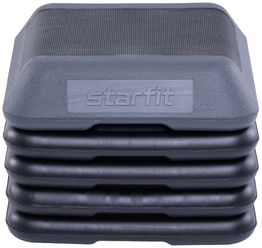 Степ-платформа Starfit SP-401 40х40х30 см серый/черный