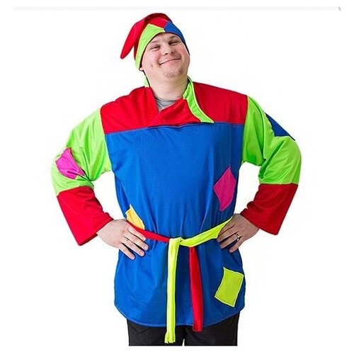 фото Карнавальный костюм скоморох, размер 50-52, бока 1993-бока