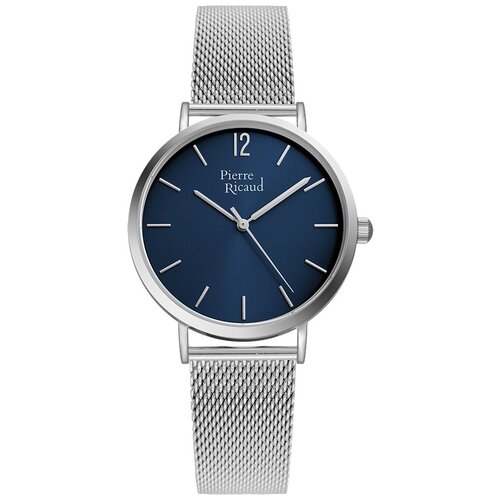 Наручные часы Pierre Ricaud, серебряный, синий