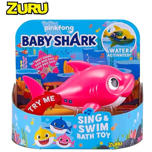 Zuru Baby Shark/ Бейби Шарк / Акула (Розовый) яйцо шоколадное шоки токи бейби шарк 20г