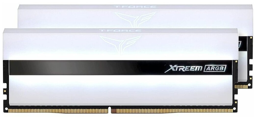 Оперативная память Dimm Teamgroup T-Force Xtreem Argb 32GB (16gb x2) DDR4-3600 White (tf13d432g3600h .