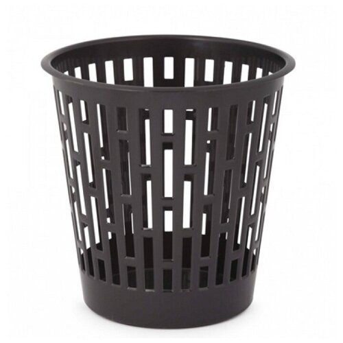 Корзина для мусора Альтернатива «Эконом», 9 л, цвет чёрный
