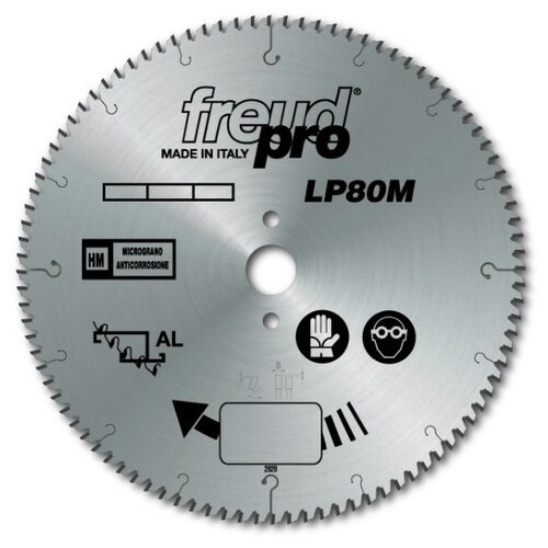 Диск пильный LU5D (аналог LP80M) по алюминию 250х30 мм, 80 зуб. Freud Pro (1шт)