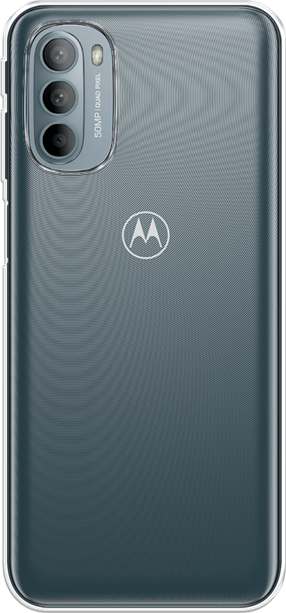 Силиконовый чехол на Motorola Moto G31/G41 / Моторола Мото G31/G41 , прозрачный