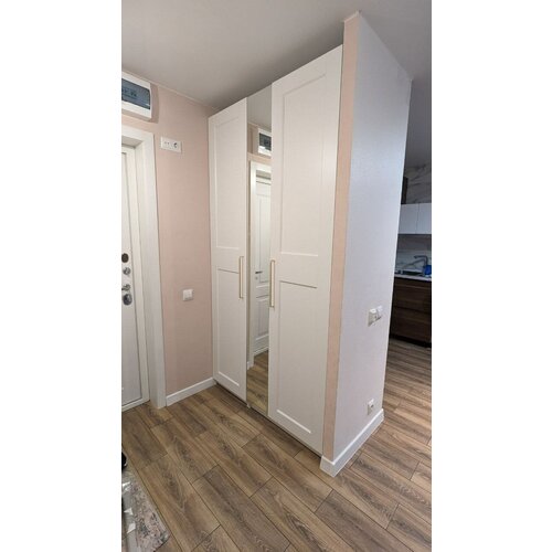 Зеркальная дверь Викедаль совместима со шкафами Пакс ( Pax ) / 25х229