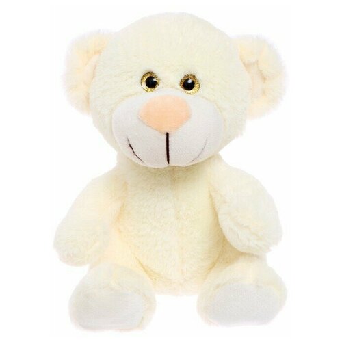 фото Мягкая игрушка медвежонок сильвестр , цвет белый, 20 см china