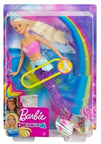 Barbie Dreamtopia Кукла Барби Сверкающая русалочка, GFL82
