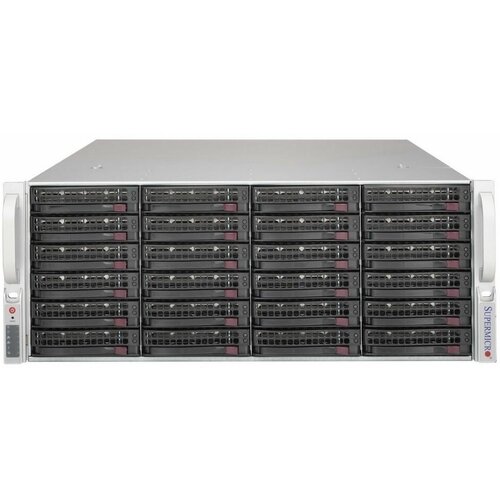 Корпус SuperMicro CSE-846BE2C-R1K03JBOD 4U, SC846B SAS3 24 Drive JBOD w/ Dual Expander, 2x 1000W