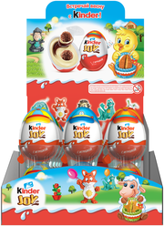 Шоколадное яйцо Kinder Joy с игрушкой, серия весна, коробка , 24 шт.
