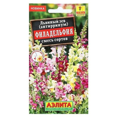 Семена Цветов Львиный зев Филадельфия, смесь сортов, 0,1 г семена цветов львиный зев филадельфия смесь сортов 0 1 г 9 упак