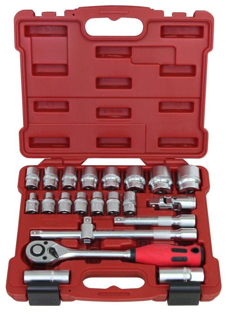 Набор инструмента Perfect Tools (Тайвань) 22 предмета 1/2“ PT-S422B-BS1 , 1 шт.