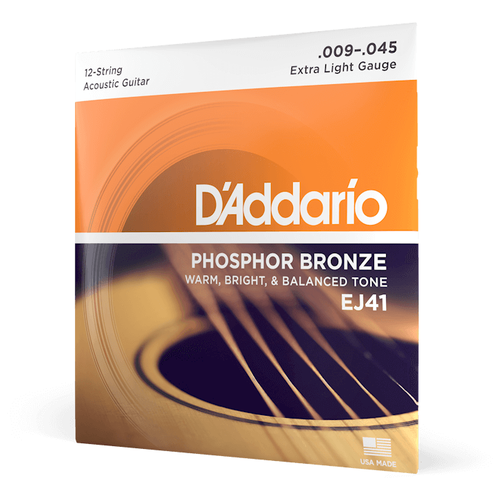 фото D'addario ej41 струны для 12 струнной акустической гитары