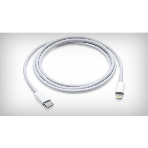 Кабель для зарядки iPhone / Кабель USB Type-C Lightning кабель бусы белый lighting usb iphone ipad airpods 1 метр