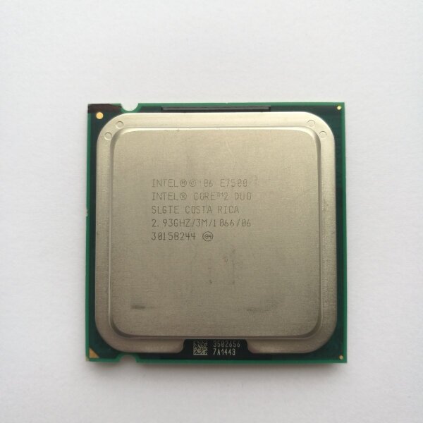 Процессор Intel Core 2 Duo E7500 Wolfdale LGA775 2 x 2933 МГц