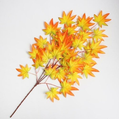 Декор Листья на ветке цвет зелёно-жёлто-оранжевый 1 шт. декор листья на ветке цвет зелёно жёлто оранжевый