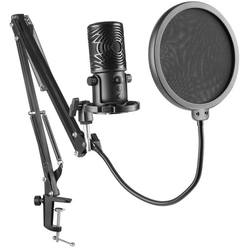 Конденсаторный студийный USB-микрофон OneOdio FM1-T c кронштейном 362800₽