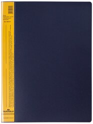 DURABLE Папка с 20 вкладышами DuraLook Color А4, пластик, антрацит/желтый