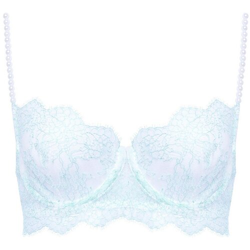 Бюстгальтер  Celestine, кружевной, чашка на косточках, размер 75d, бирюзовый