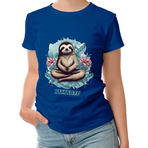 фото Футболка roly, размер l, синий