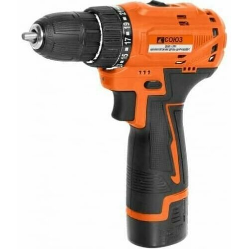 Аккумуляторная дрель-шуруповерт Союз ДШС-12П1 электроинструмент подарок на день рождения любимому мужчине папе дедушке парню 447000₽