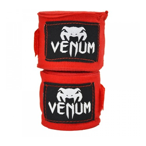 Бинты боксерские Venum Kontact 2,5m Red (One Size)