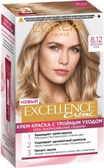 Крем-краска для волос Excellence, тон: 8.12, Блонд мистический, 192 мл