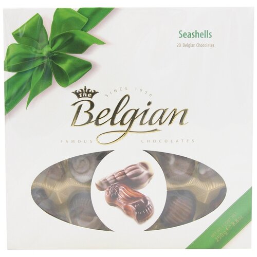 Набор конфет The Belgian  Дары моря из молочного и темного шоколада,  250 г