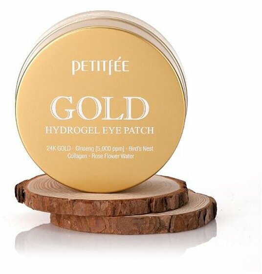 Petitfee Патчи для глаз гидрогелевые с золотом Gold Hydrogel , 60*1,4 г (Petitfee, ) - фото №15